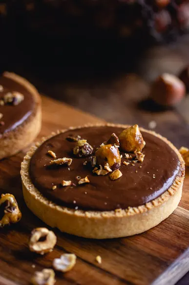 Tarte chocolat praline